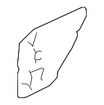 92257444 - Body: Water Deflector for Pontiac: G8 Image