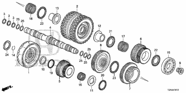AT Secondary Shaft - Clutch (Low/2nd-5th) (V6) for 2016 Honda Accord #0