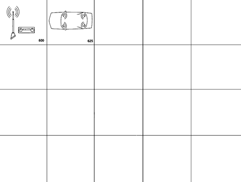 Design Group Orientation Table for 1988 Mercedes-Benz 190E #0