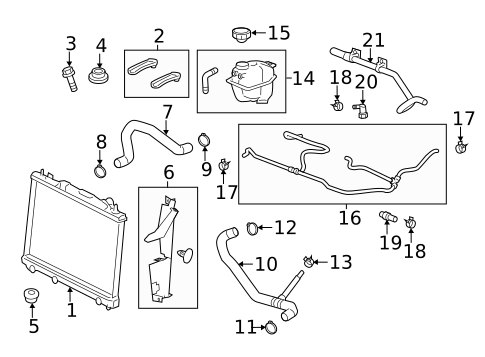 Radiator & Components for 2012 Cadillac CTS #0