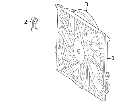 Cooling Fan for 2009 Mercedes-Benz CL550 #0