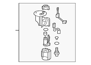 2322028440 - Air &amp; Fuel Delivery: Fuel Pump for Scion: iM | Toyota: Corolla iM Image