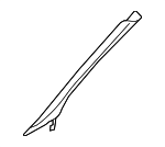 8F0867233B24A - Body: Body A-Pillar Trim Panel for Audi: A5, A5 Quattro, RS5, S5 Image