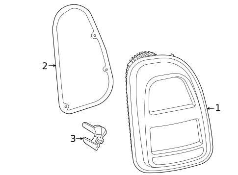 Tail Lamps for 2024 Mini Cooper Countryman #0