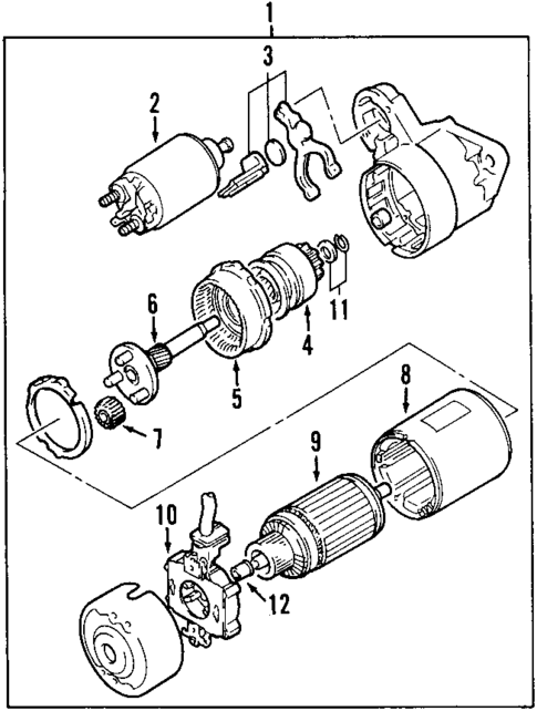 Starter for 2004 Suzuki Vitara #0