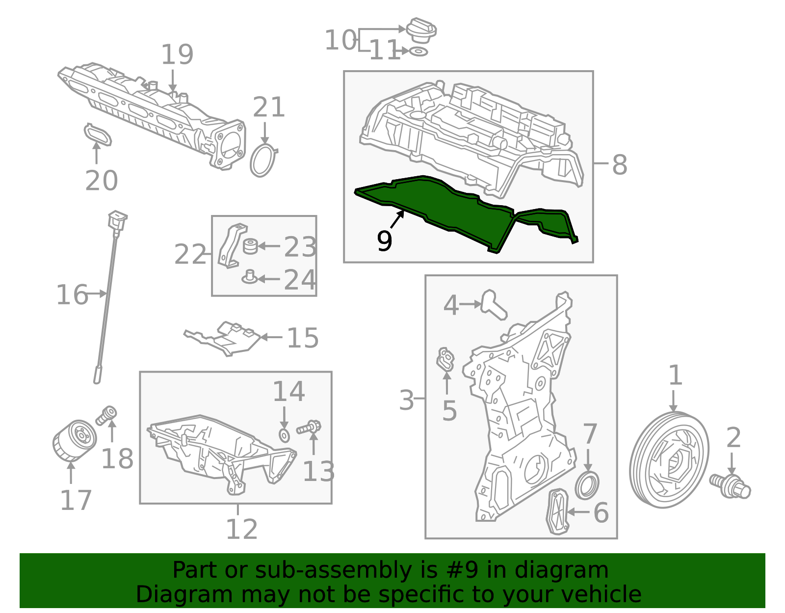OEM 2016-2026 Honda Valve Cover Gasket 12341-RPY-G01 | Honda Automotive ...