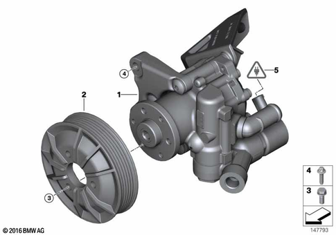 Power Steering Pump for 2005 BMW 328i #0