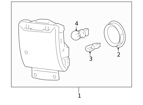 Signal Lamps for 2005 Cadillac STS #0