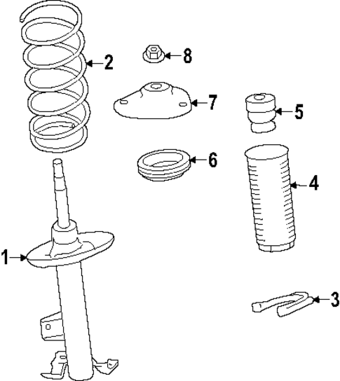 Struts & Components for 2025 Nissan Murano #0