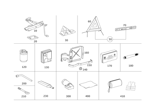 Tools and Accessories for 2017 Mercedes-Benz SLC43 AMG #0