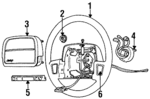 5FJ13SX8 - Steering: Steering Wheel for Mopar Image