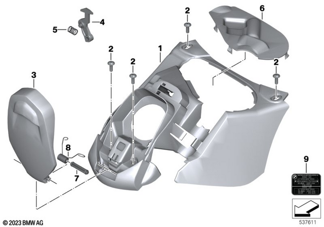 46637725322 - : Flap For Fuel Pump for BMW-Motorrad Image