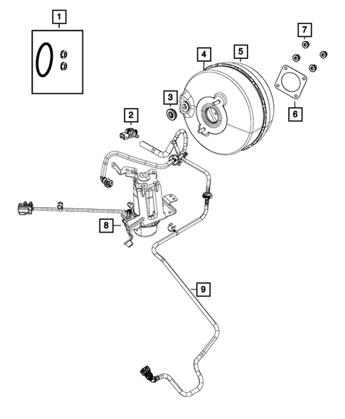 Power Brake Booster for 2017 Chrysler Pacifica #0