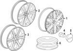 84883612 - : Wheel, Alloy for GMC: Acadia Image