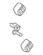 18207536171 - Exhaust: Center Muffler Support Bracket for BMW: 650i Image