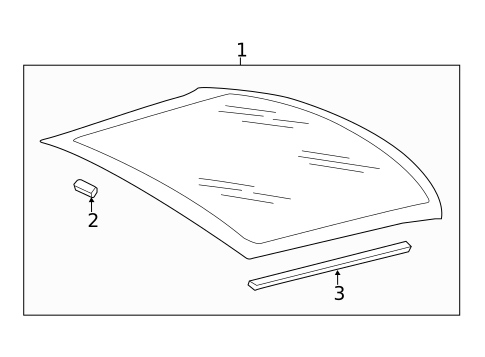 Glass & Hardware - Back for 2015 Audi R8 #0