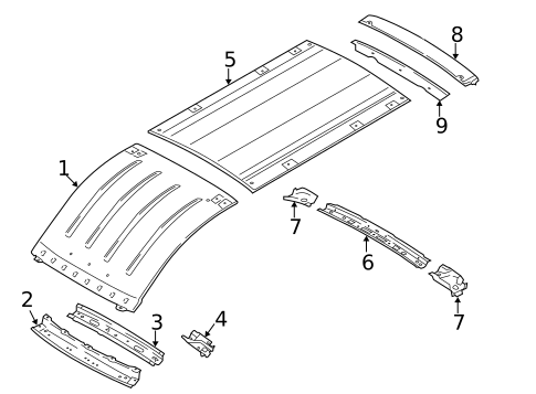 Roof & Components for 2018 Ford Transit-350 HD #2