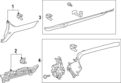 Instrument Panel Components for 2025 Toyota Crown Signia #2