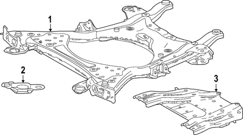 Suspension Mounting for 2024 Toyota bZ4X #1