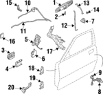 808456P000 - : Lock Rod Insulator for INFINITI: Q45 Image