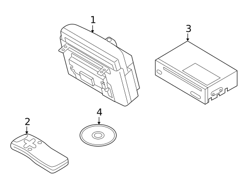 Navigation System Components for 2008 Volvo XC70 #0