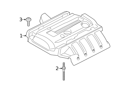 Engine Appearance Cover for 2018 Ford Mustang #0