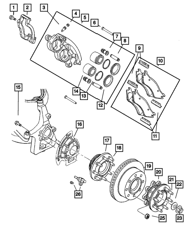 5143401AA - Service Brakes: Brake Bleeder Screw for Mopar Image
