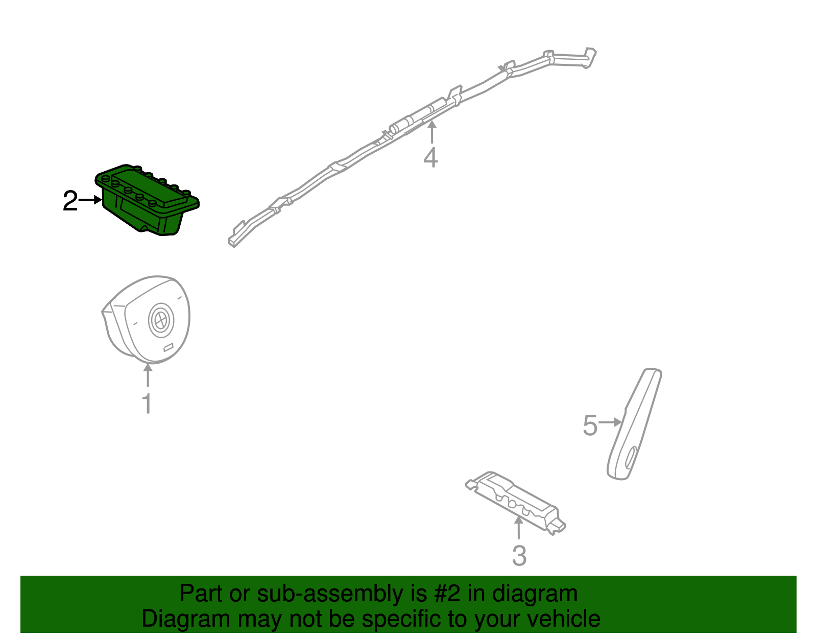 Passenger Inflator Module - BMW (72-12-6-998-954)