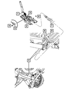 68224095AA - Brakes: Parking Brake Bracket for Mopar Image