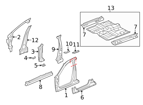 Aperture Panel for 2011 Acura TL #0