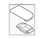 AN7Z5406024AG - Body: Console Lid for Ford: Fusion Image