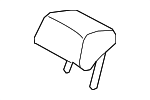 89730F2000SVS - Body: Headrest, Center for Hyundai Image
