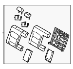 89400F2410XFL - : 2017-2020 Hyundai Elantra - Seat Back Assembly for Hyundai: Elantra Image