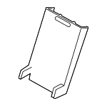 52207437286 - Body: Back Panel Trim for BMW: 530e, 530e xDrive, 530i, 530i xDrive, 540d xDrive, 540i, 540i xDrive, M5, M550i xDrive Image