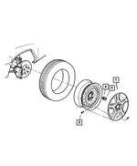 4743700AA - : Wheel Cover for Mopar Image