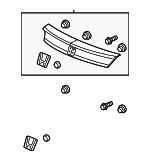 74890TS9305ZB - : Trunk Lid Trim for Honda: Civic Image