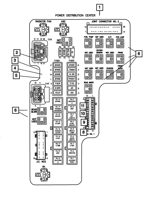 56049678AK - Electrical: Power Distribution Center for Mopar Image image