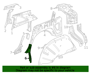 2025-2026 Cadillac Lower Extension 85590913 GM | GMPartsDirect.com