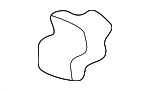 90684SD4003 - Body: Fuel Filler Door Release Cable Clip for Honda Image