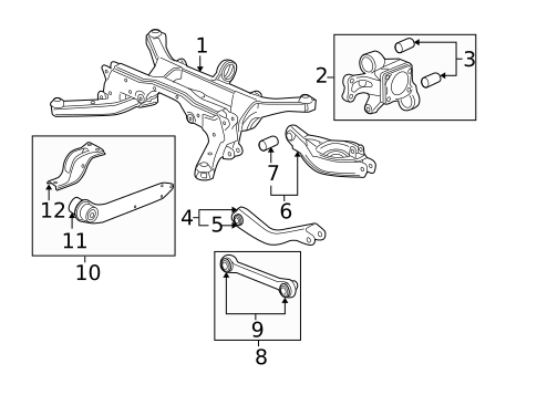 Rear Axle for 2015 GMC Terrain #0