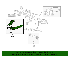 22927293 2010-2017 GM Rear Suspension Trailing Arm 23269737 GM | GMPartsDirect.com