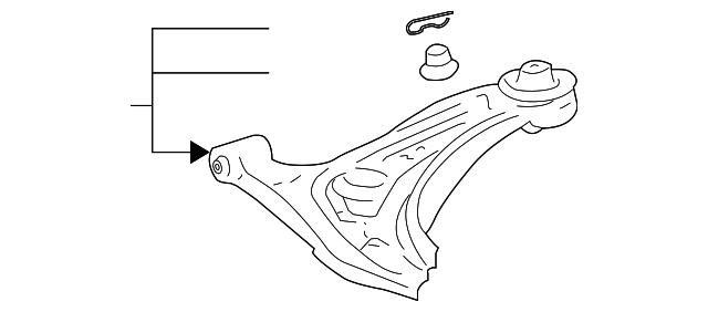 thumbnail image 2 of Front Lower Control Arm For 2004-2006 Scion XA XB - Passenger Right Side - Evan-Fischer Brand 2 of 6