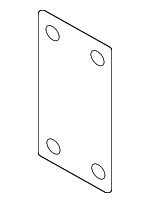 992807265 - Body: Bumper Impact Bar Gasket for Porsche Image