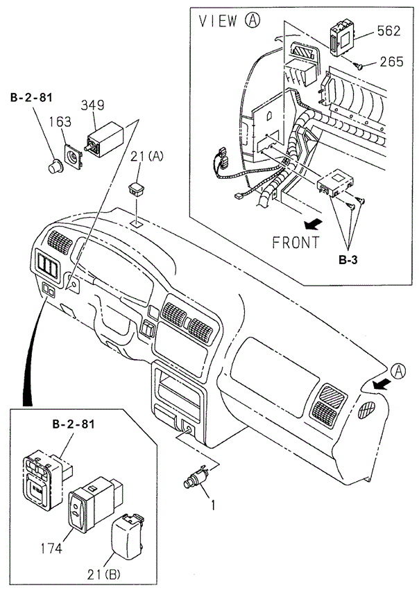 Switch for 1999 Honda Passport #0