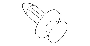 MU000571 - Body: Door Trim Panel Clip for Mitsubishi: Eclipse Cross, Lancer, Mirage, Mirage G4, Outlander, Outlander PHEV, Outlander Sport Image