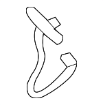 7210A329 - Body: Windshield Pillar Trim Retainer for Mitsubishi: Lancer, Outlander, Outlander PHEV, Outlander Sport Image