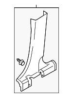 7211A327XA - : Lower Center Pillar Trim for Mitsubishi Image