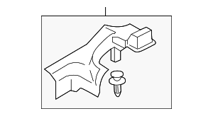 7656A139XB - Body: Rear Sill Plate for Mitsubishi: Outlander Sport Image