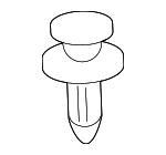 MU000571 - Body: Door Trim Panel Clip for Mitsubishi: Eclipse Cross, Lancer, Mirage, Mirage G4, Outlander, Outlander PHEV, Outlander Sport Image