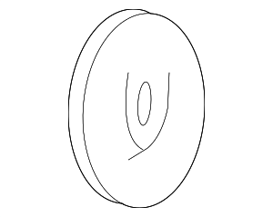 9594261 - : Part# 9594261 Silver Spark Button Style Center Cap for Cadillac: DeVille Image